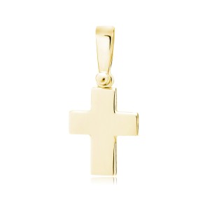 Cruciulita argint placata cu aur galben pandantiv DiAmanti K0040G-DIA (Argint 925‰ 1,6 g.)